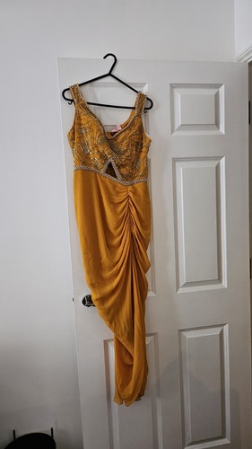 Virgos lounge dress - lounge, mustard