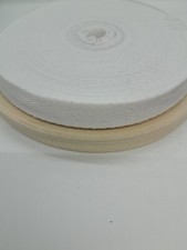 COTTON HERRINGBONE APRON TAPE Beige ,White( CHOICE OF COLOUR & SIZES )