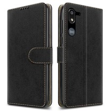 For DORO 8050 8080 8100 Case, Leather Wallet Flip Shockproof Stand Phone Cover