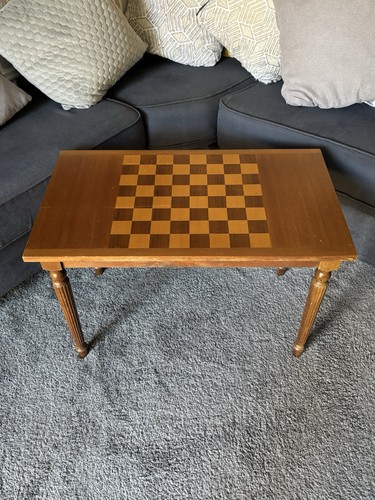 Wooden chess table vintage pre - wooden,