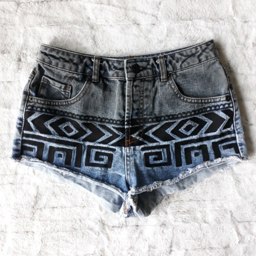 Topshop moto aztec print cut - moto,