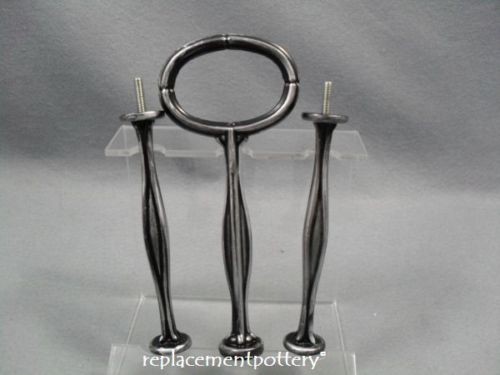 Black silver finish cake - silver,