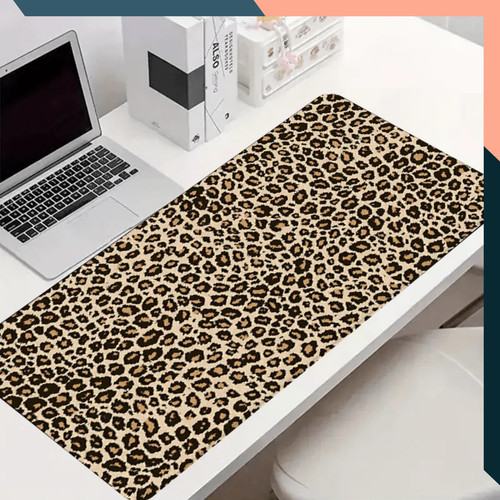 Xxl leopard print mouse - leopard,