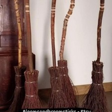 broomstick besom broom witches broom longer wispy 145cm  5 star seller
