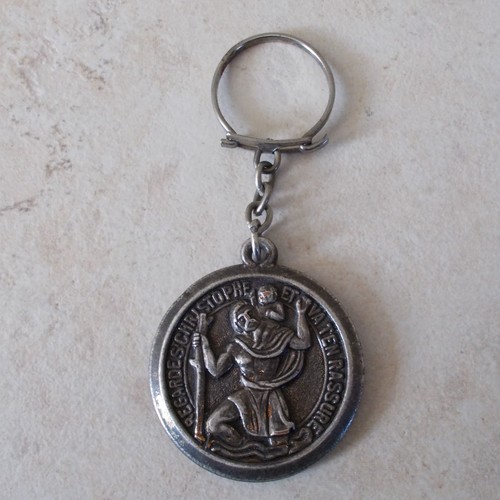 Vintage christopher keyring - vintage,
