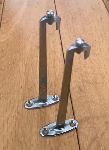 Vintage metal shelf brackets - vintage,