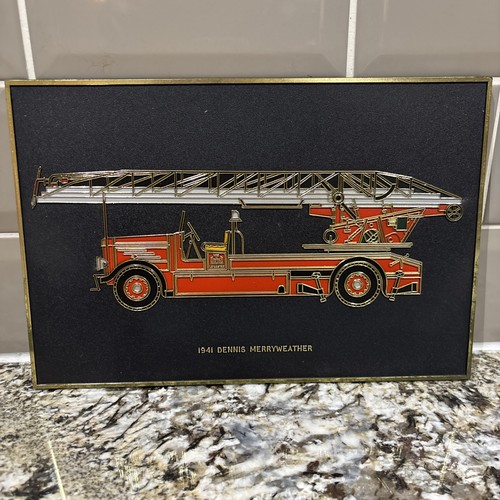 Fire service plaque dennis - fire,