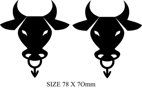 Bull symbol temporary - symbol, tattoo