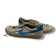 Vintage 1979 Nike Canvas Court Shell Toe Tennis Shoes Size 12 FLAWED