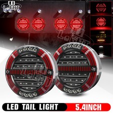 2X 5.5" Rear Round Hamburger