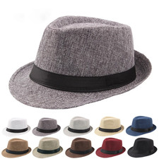 Trendy Wide Brim Straw Hat Men