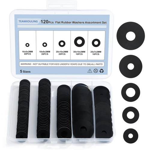 120pcs rubber washers - 120pcs,