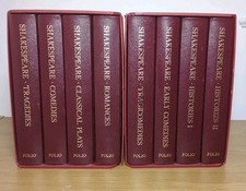Damaged Case Folio Society The Complete Plays William Shakespeare box set 1997