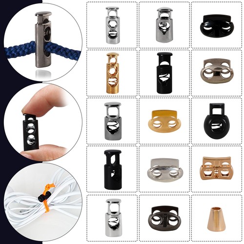 Metal toggle cord lock - toggle, stopper