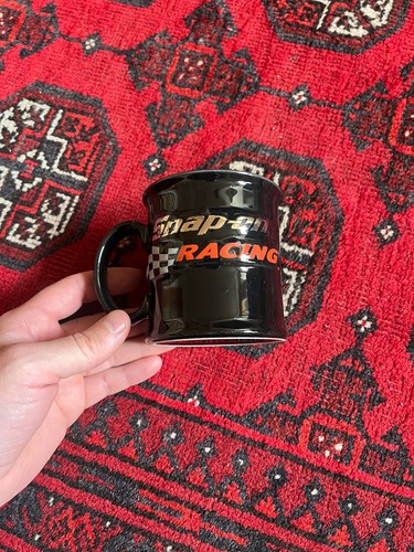 Snap racing mug black and - racing,