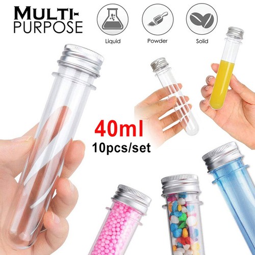40ml 10pcs plastic lab test - 10pcs,
