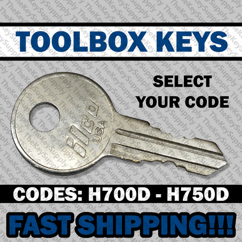 Toolbox replacement key cut - cut, to