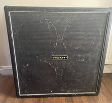 Old Hiwatt 4x12 Guitar Speaker Cab Vintage
