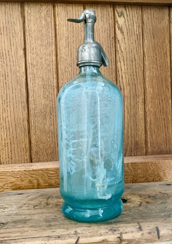 Uranium glass soda syphon - uranium,