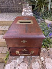 Antique Mahogany Cash Register