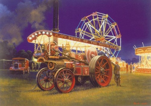 Showmans traction engine - engine, steam