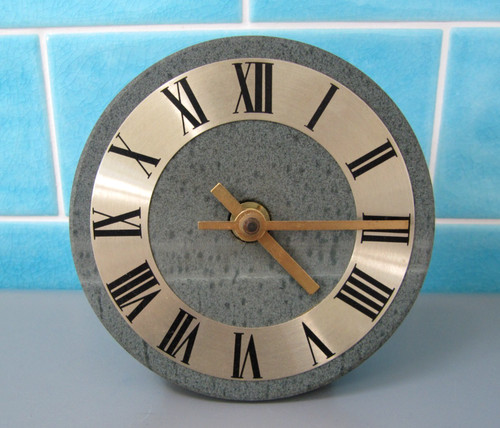 Vintage grey green small round - small,