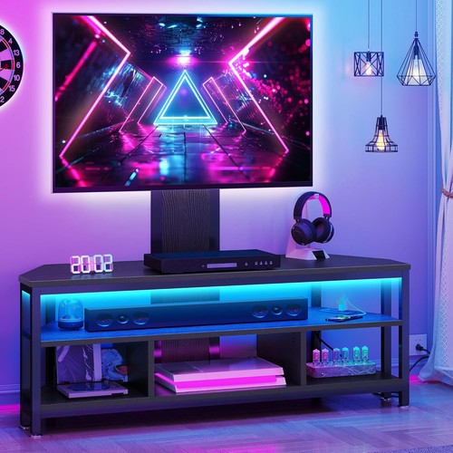Black stand with mount - black,