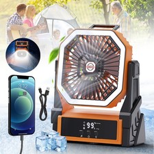 10000mAh Camping Fan Portable