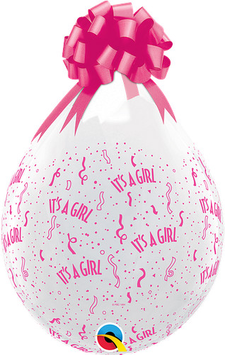 Balloon s a girl - balloon, pink