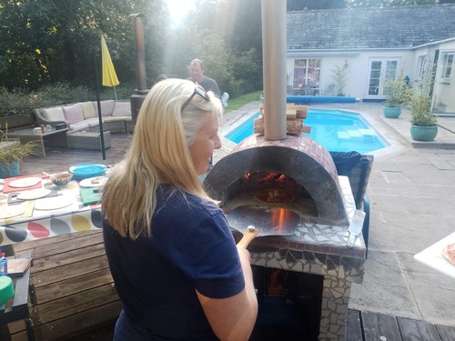 Wood fired pizza oven - wood,