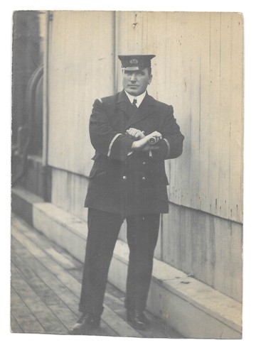 Royal naval officer with - officer,
