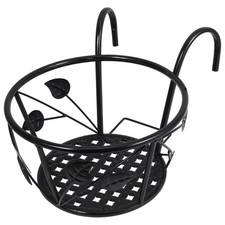  Contemporary Hanging Planter Potted Basket Balcony Railing Shelf