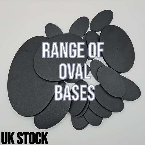 Wargaming oval base range - oval,