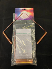 PAIR OF COPPER DOWSING RODS WITH INSTRUCTIONS - WATER DIVINING GHOSTHUNT
