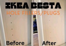 IKEA Besta Cupboard Hole Plugs Fillers Filler Caps