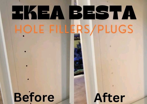 Ikea besta cupboard - ikea, hole