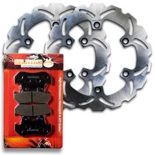 Honda front brake rotor pads - brake,