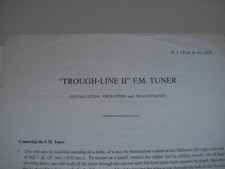 LEAK TROUGHLINE II FM TUNER