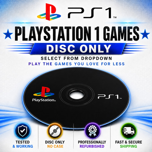 Sony playstation disc - 1, (ps1)