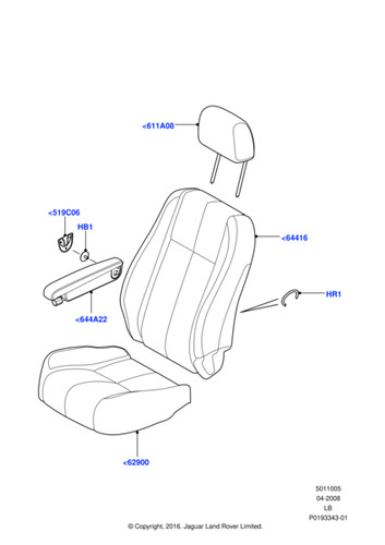 Land rover genuine lr072999 - land,