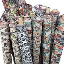 Premium Animals Tapestry Fabric Designer Upholstery Curtain Cushion 54"PER METRE