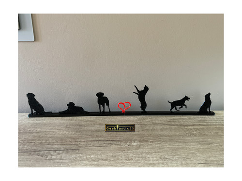 Labrador silhouette ornament - silhouette,