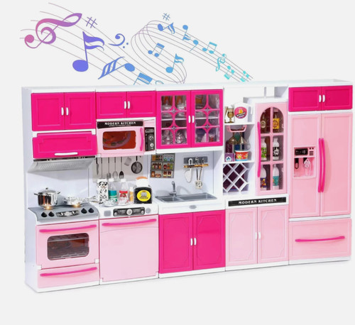 Pink kitchen combo pretend - pink,