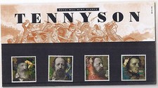 GB SG 1607-1610 MNH MINT STAMP SET Presentation Pack 226 1992 Tennyson