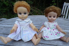 2 VINTAGE 1960S VINYL DOLLS ROSEBUD AND OTHER
