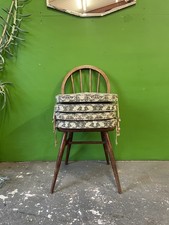 4 x Seat Cushions, Ercol Style, Kitchen Chair Pads, Dining, Windsor, Quaker