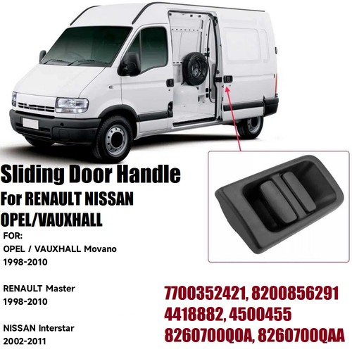 Sliding door handle left - sliding,