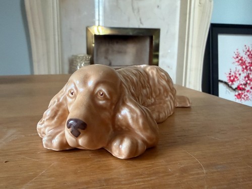 Sylvac matte brown spaniel - spaniel, dog
