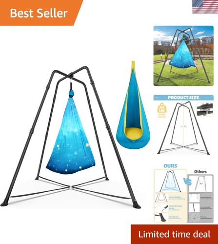 Shaped sensory pod swing - x-shaped,
