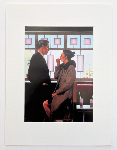 Jack vettriano mounted print - jack,